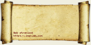 Jovana Bakmaz vizit kartica